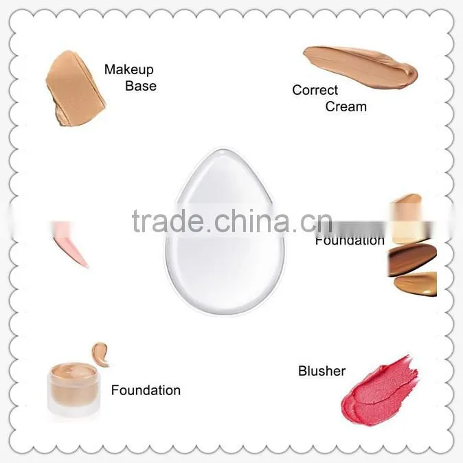 Custom Printed Silicone Makeup Sponge Make Up Powder Puff