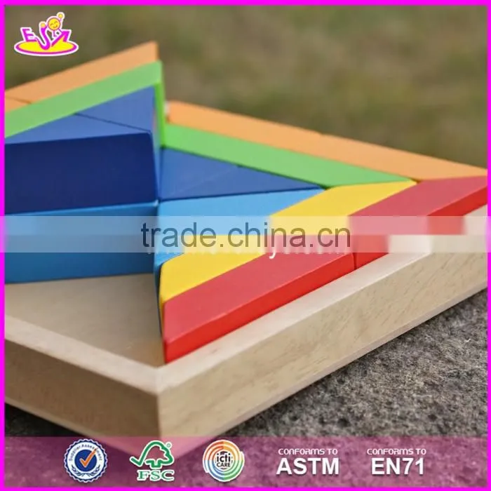 2017 new design 100 pieces kids preschool building toy wood blocks for sale W13A130