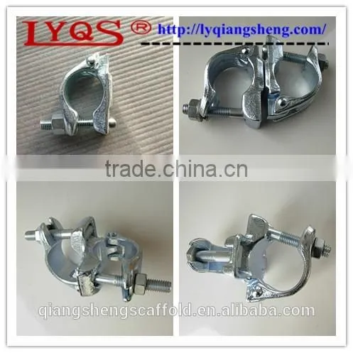 Scaffolding pole double coupler fixed/swivel coupler for sale