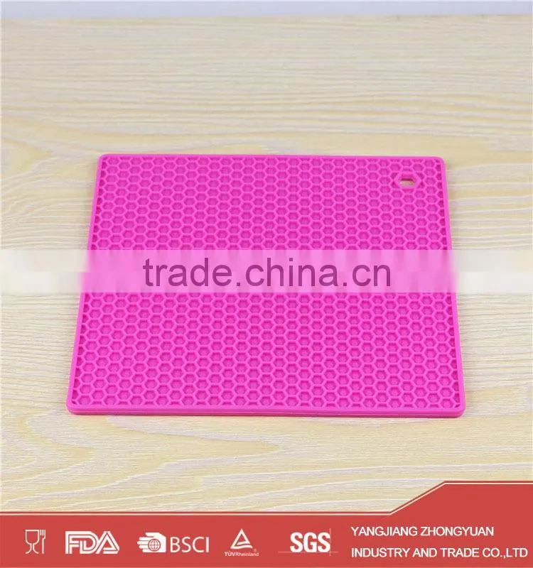 Eco-friendly honey comb shape silicone baking tools silicone mat