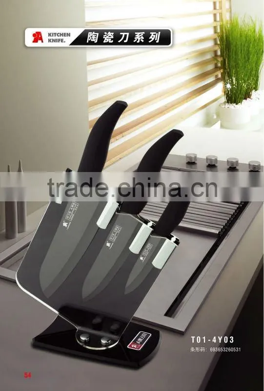 black coloured blade ceramic utility knife