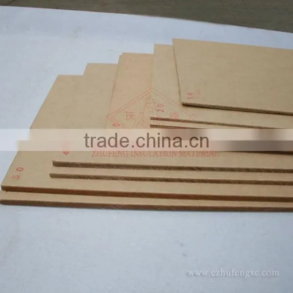 Wood pulp pressed paper board