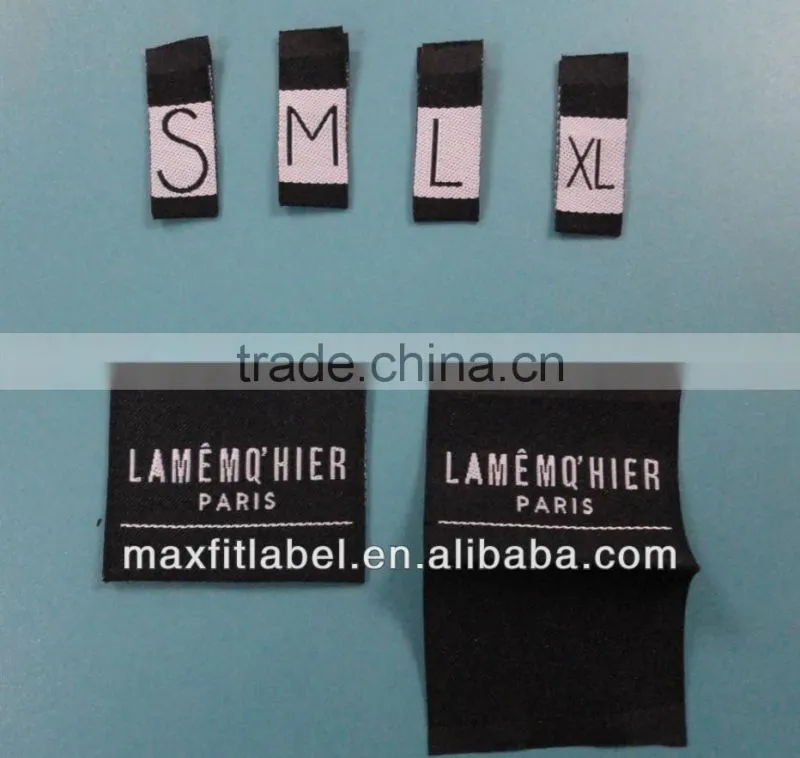 China custom high quality cheap garments woven labels