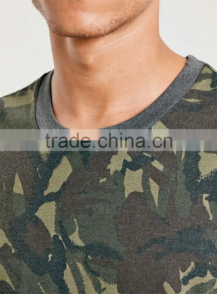 Mens camouflage surf tank mens sleeveless vest