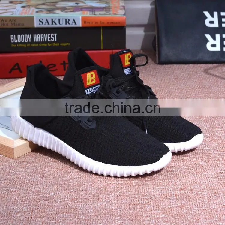 Hot sale breathable mesh upper shoes men casual sport