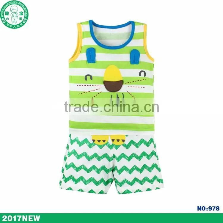 New arrival unisex summer baby clothing wholesale fancy children clothing