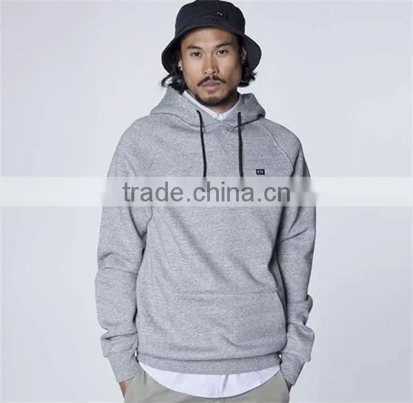 2014 mens blank new design pullover wholesale plain black hoodies