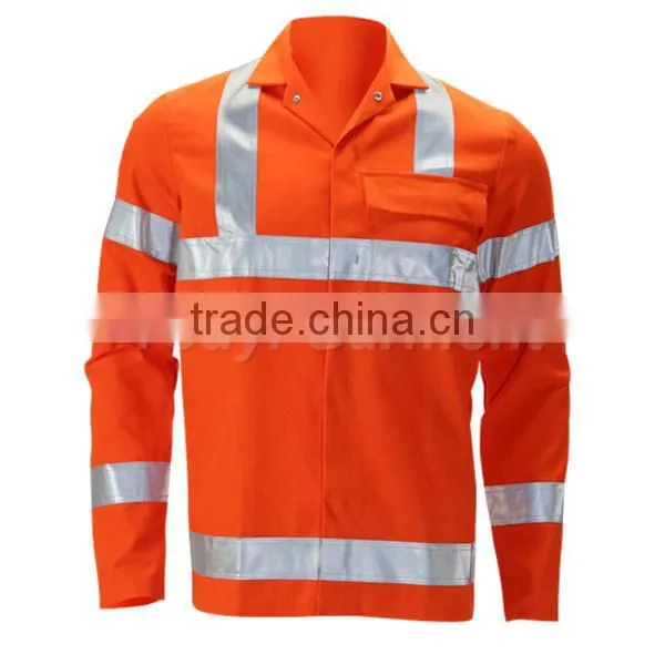 dustproof fluorescent quick dry top quality T/C work clothes
