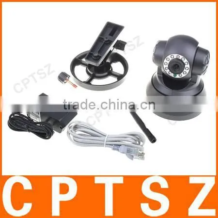 In Stock P2P MJPEG Pan-Tilt Wireless Infrared IP Camera,MJPEG P2P Baby Monitor 100--240V