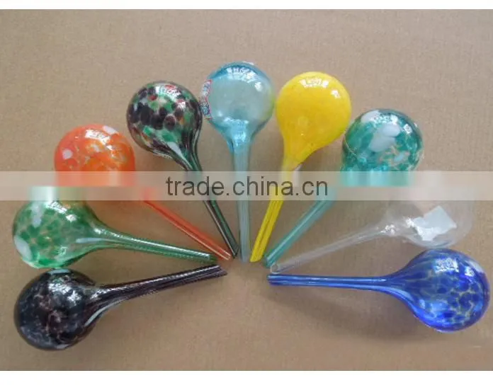 2015 hot sale self watering pot,glass watering