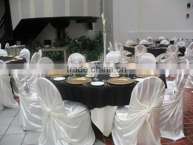 banquet and wedding scuba chair cover 100%poly-jersey wedding chair cover
