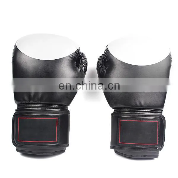 Cheap boxing equipment black custom boxing gloves oem