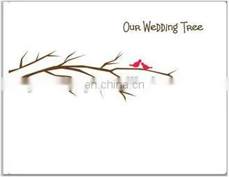 Grapevine Fingerprint Signature Canvas Painting Attendance album Wedding decorations