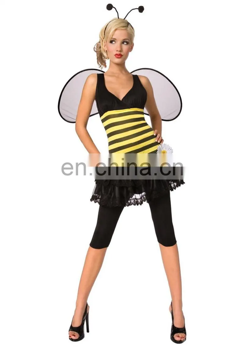 latest style funnny carnival costume adult honey bee costume Halloween Costumes AGC2042