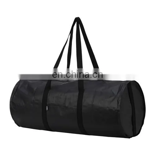Wholesale 100% polypropylene black duffel bag backpack 2017