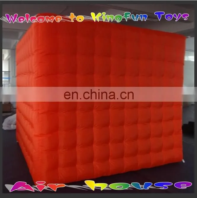 White inflatable divider wall