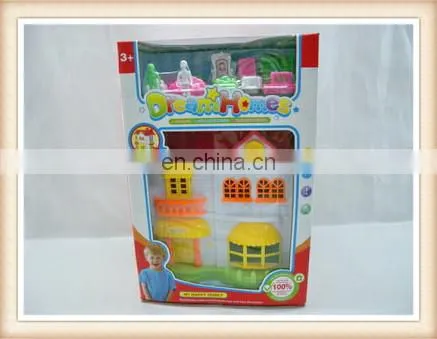 hot sale small new 3d model luxury prefab villa house toy