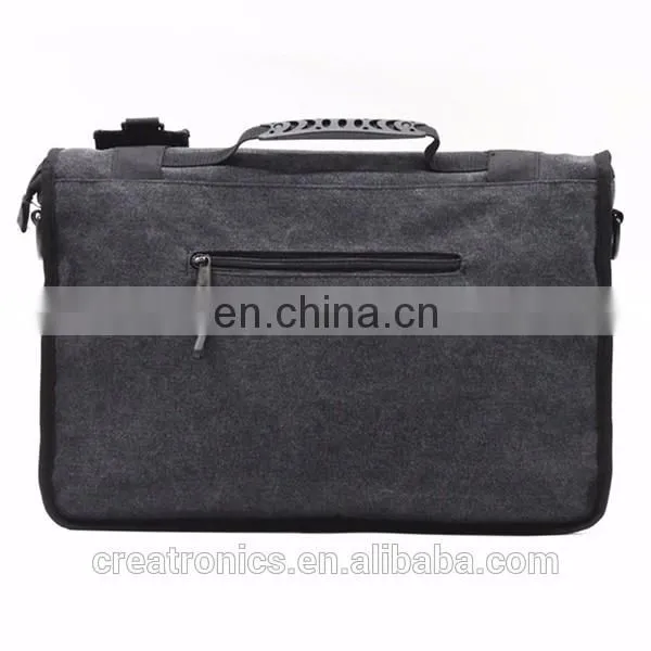 CR export products list customized design satchel bag washed canvas men messenger bag