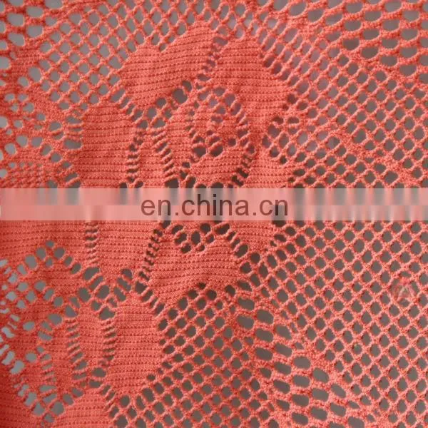 new style CC-L6218 fashion poly/spandex solid lace fabric for girls