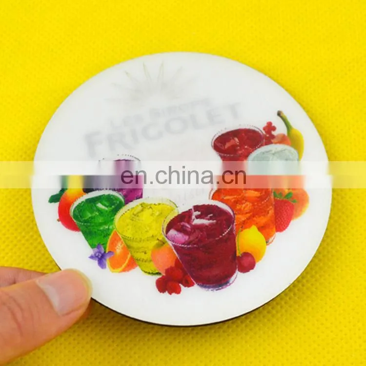 3d lenticular coaster /3d cup pad