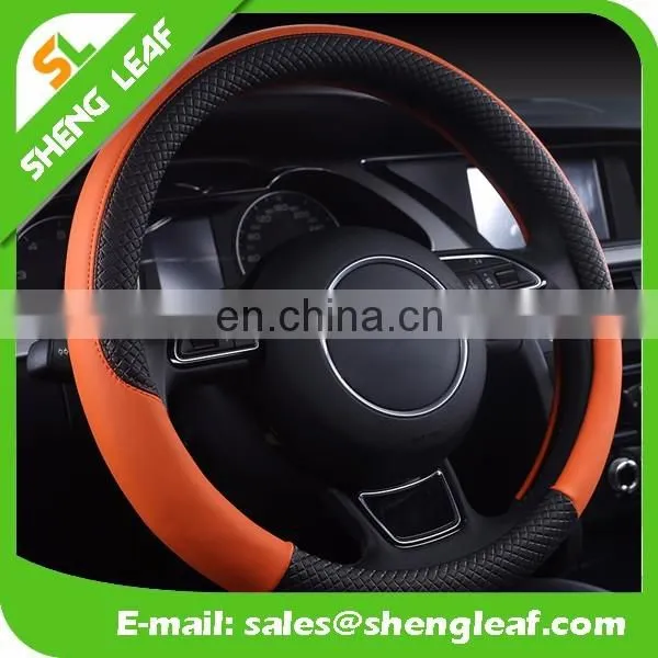 2016 hot selling custom printed logo car silicone steering wheel cover