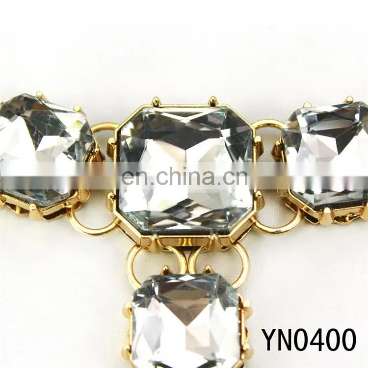classic design shoe rhinestone accessory chains