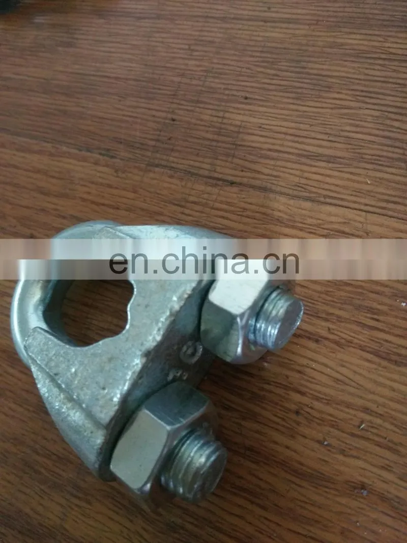 Rigging hardware guy wire cable clamps DIN 741wire rope clip