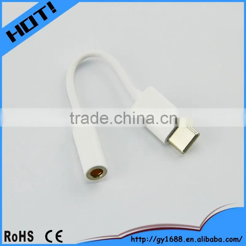 3.5mm stereo aux cable with double braid shield car audio cable 1m