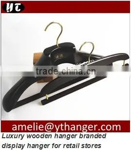 Luxury coat hanger crystal clothes hanger with custom logo