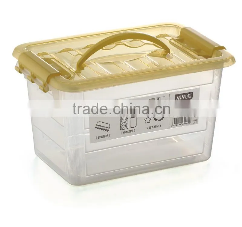 Hot Selling Home Large clear plastic package box with lids