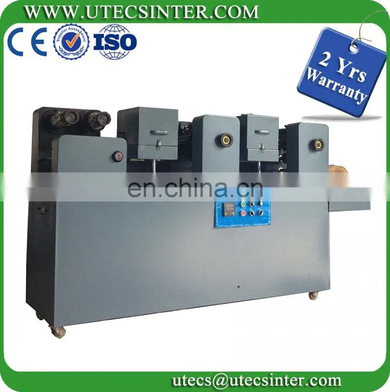 UT160 Automatic BOPP adhesive cellophane tape printing machine with 2 colors