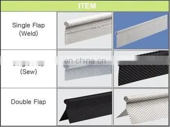 Heavy Duty Coated Fabric Single Flap 5mm Diameter PVC Welded Keder for Tent