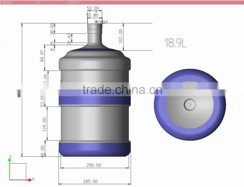 20L bottle making machine price