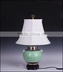 Chinese Longquan Celadon Style Ceramic Lamp