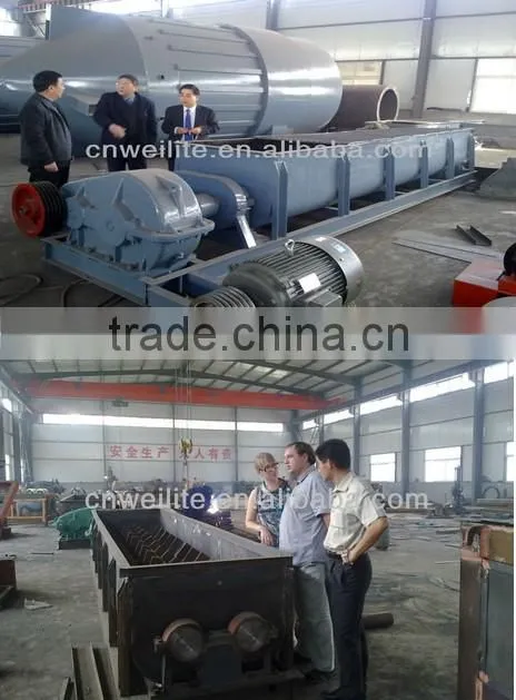 Coal Mixer For Briquette Production Line / Double Paddle Coal Mixer / Coal Mixer