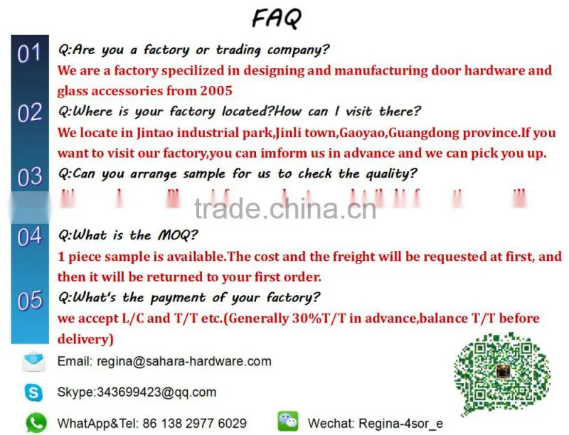China manufacturer sliding door locks and hanldes/glass door lock