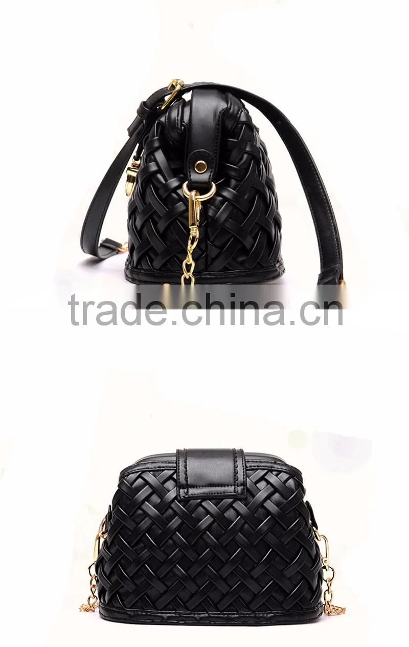 Fashion Weave Retro Shoulder Bag Cross Body Handbag Messenger woman hand bag