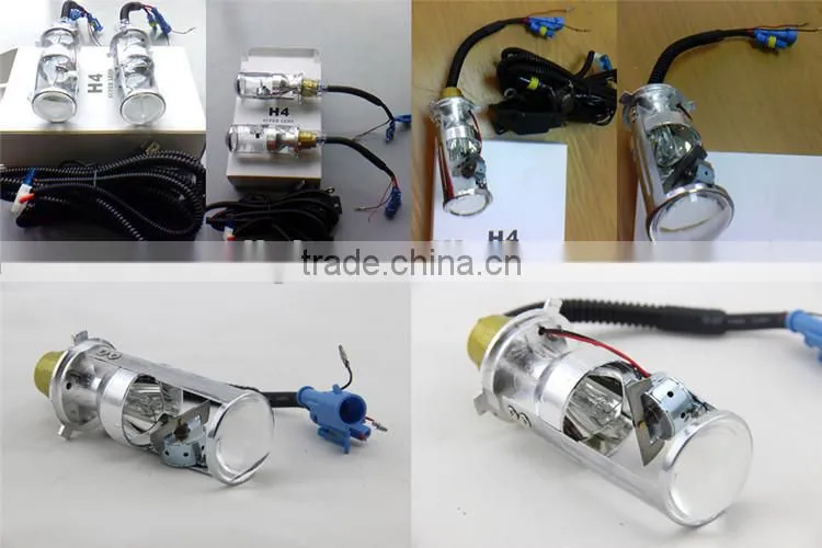 2015 new product 1.5 inch 5000k 12v H4 H/L guangzhou auto hid bi xenon mini projector headlight