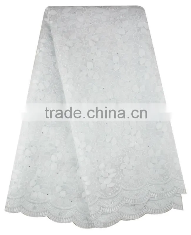 New Fashion Customized Wholesale Organza Lace Fabric MOG0191