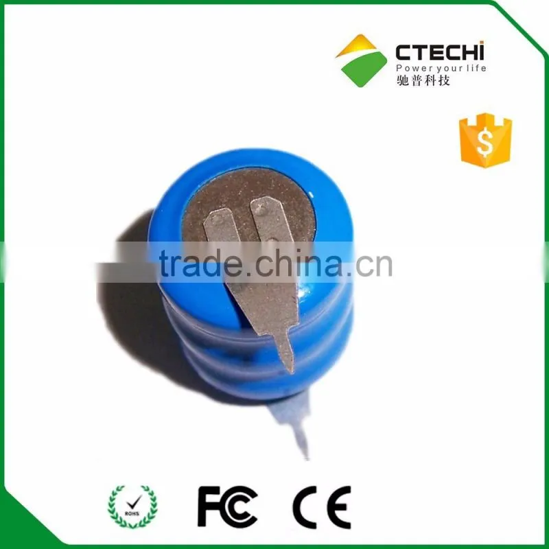 Ni-Cd button cell battery pack 3.6V 60mah capacity