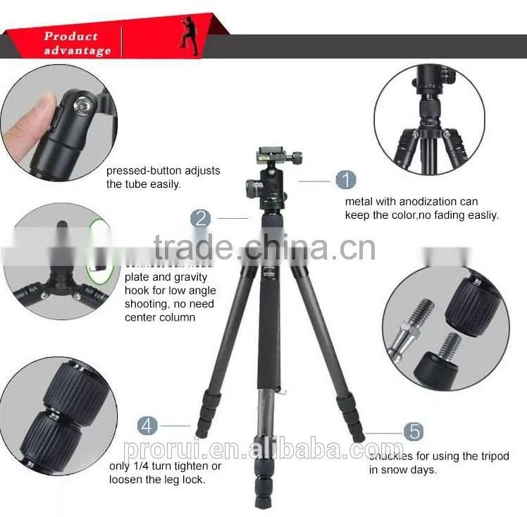 aluminum fiber camera professional video cameras for movies tripod