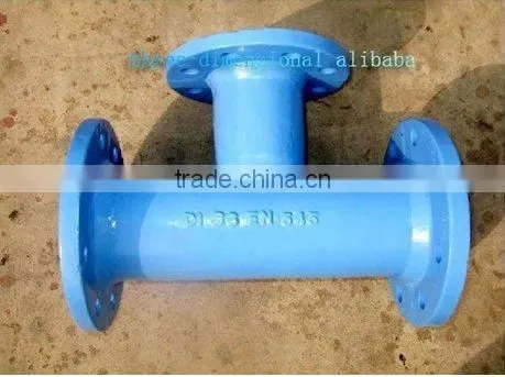 flanged tee bend taper pipe fitting with high quality