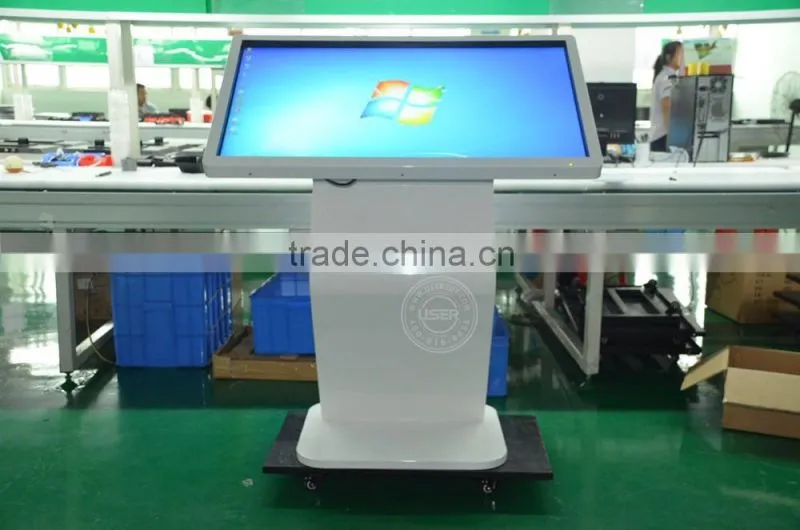 Lowest price shopping mall 15 inch touch screen kiosk WIFI muli function