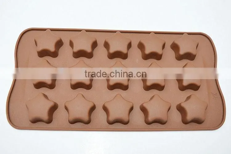 YangJiang factory manufacture good quality star shape silicone cake mould for bakeware