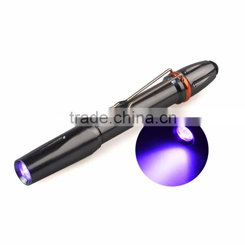 Mini 300LM Waterproof Pen Shape Light Q5 LED Torch Light with Pocket Clip