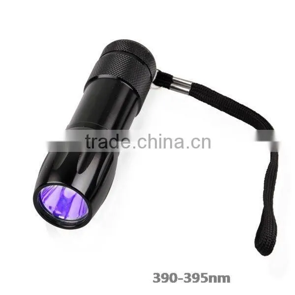 2016 Hot Sell UV Light 380-385nm Wavelength 5W Cheaper UV Flashlight