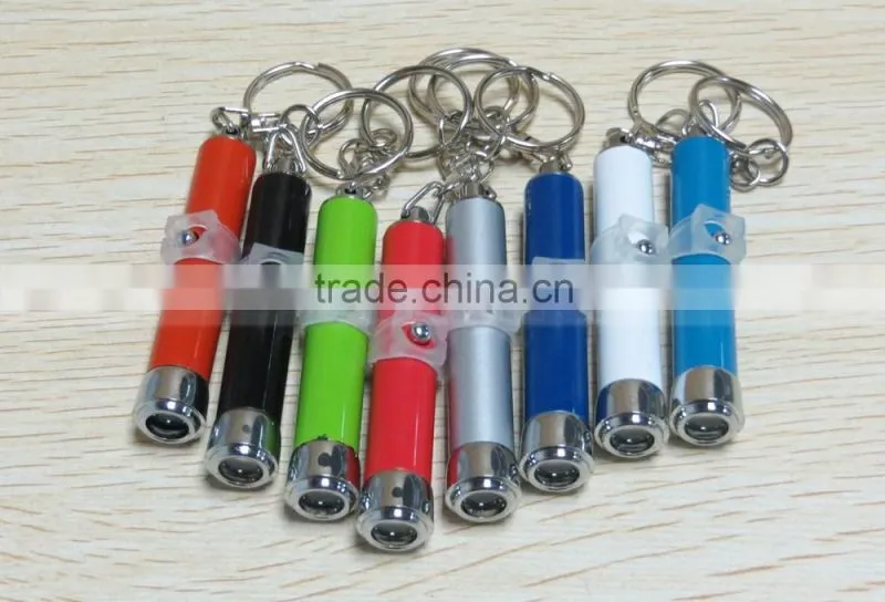 LR41 Button Battery Aluminum Gift Keychain Light
