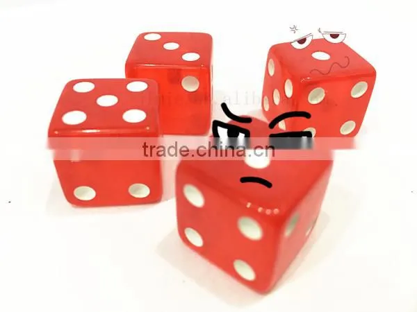 16mm transparent plastic dice mold,bulk dice wholesale
