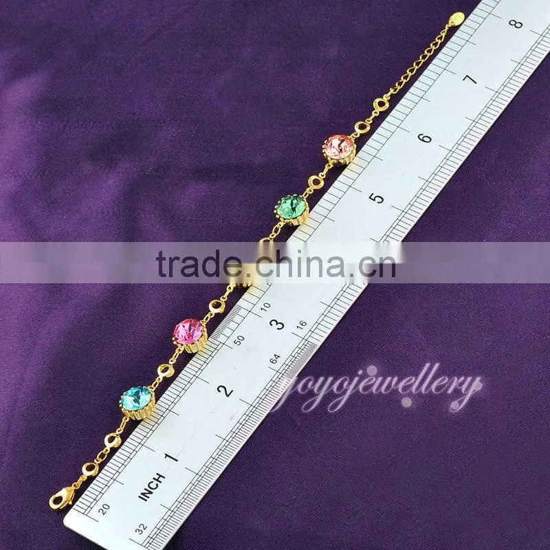 Colorful gemstone ladies women bracelet models