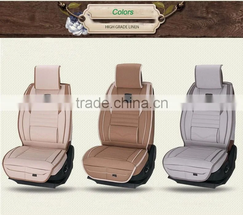 Hi quality Universal colored Flax Car Adult Seat Cushions for Four Seasons